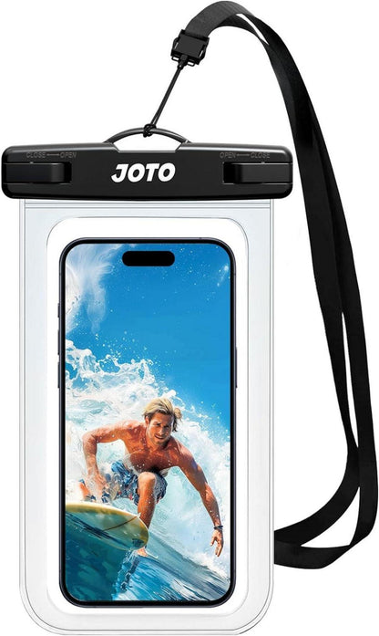 Wasserdichte Handyhülle IPX8 für iPhone Samsung bis 7 Zoll - Klar