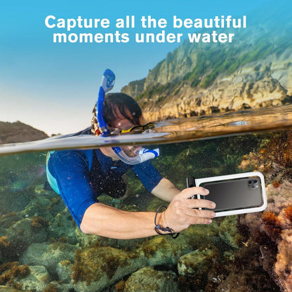 Wasserdichte Handyhülle IPX8 für iPhone Samsung 7 Zoll - Unterwasser Schutzhülle