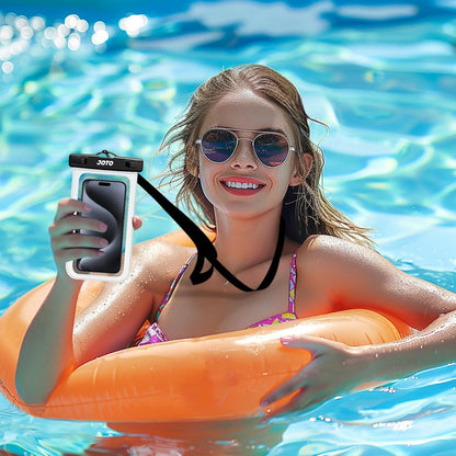 Wasserdichte Handyhülle IPX8 für iPhone 15 Pro Max und Samsung Galaxy S24 Ultra bis 7 Zoll