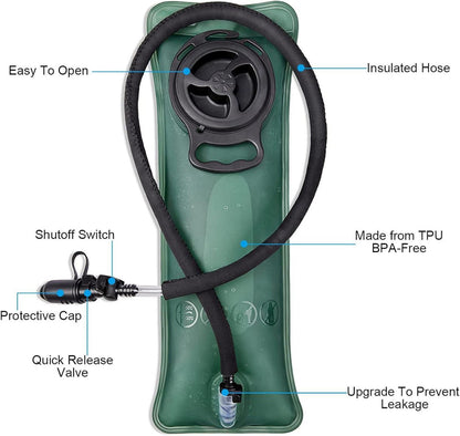 Militär Trinkrucksack 3L Hydration Rucksack Wasserrucksack Wandern