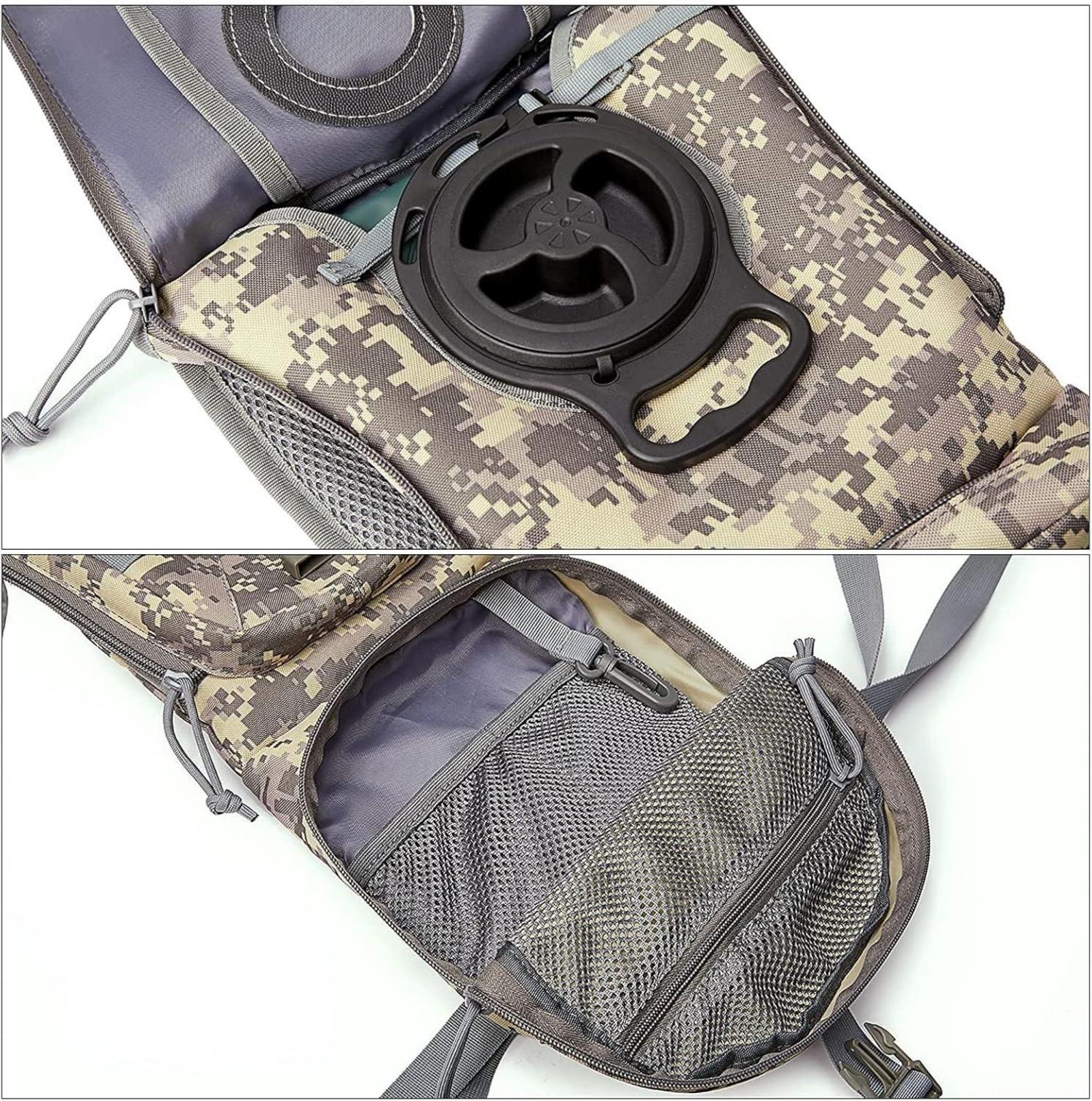 Militär Trinkrucksack mit 3L Blase Wanderrucksack für Outdoor