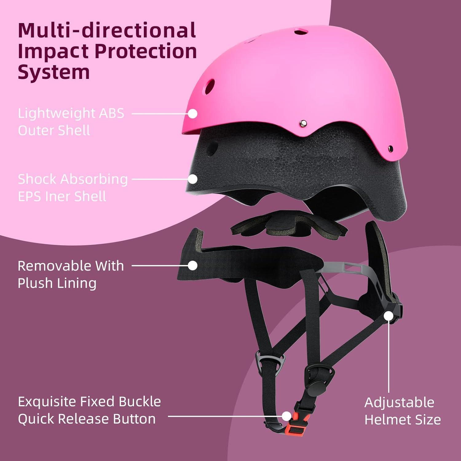 Kinder Jugend Fahrradhelm Multisport Skateboard Mädchen