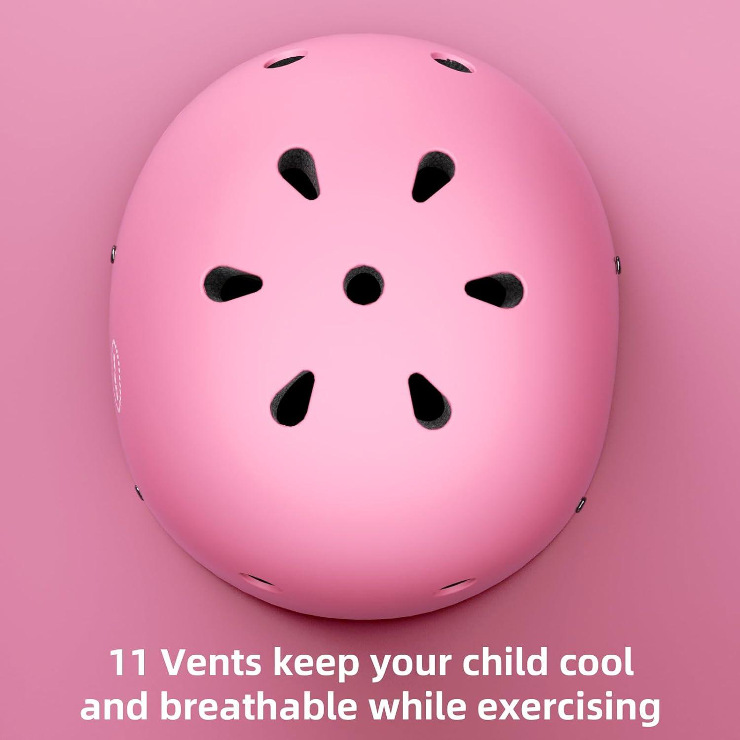 XJD Kinder Jugend Fahrradhelm Rosa CE-Zertifizierung Multisport 48-54 cm 3-13 Jahre