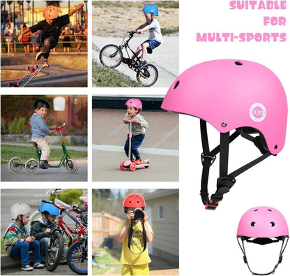 Kinder Jugend Fahrradhelm Multisport CE-Zertifizierung Rosa 3-13