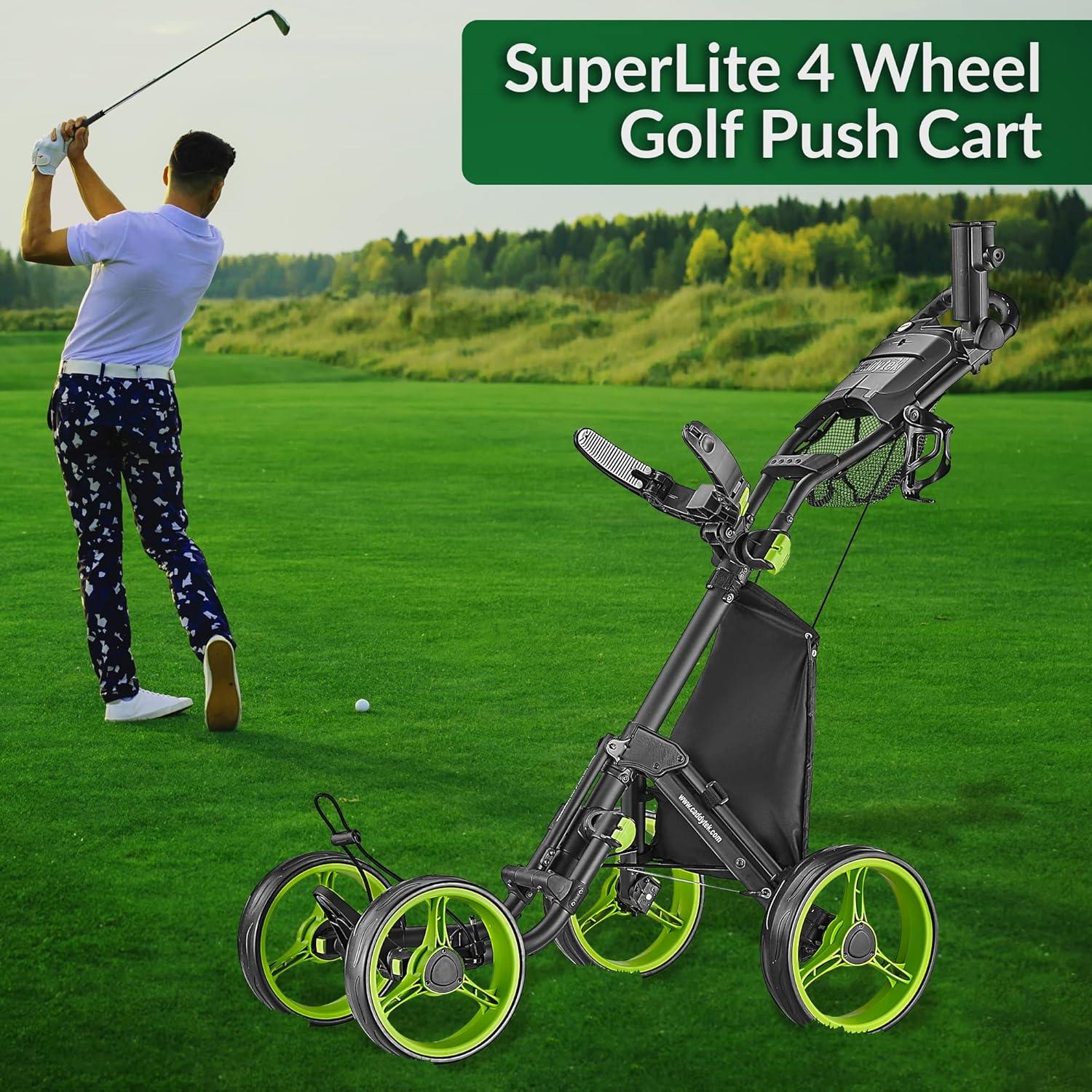 Explorer V8 Superlite Golfwagen 4 Räder 2019 - Black Lime