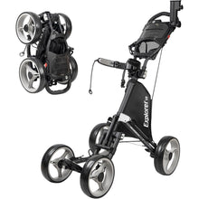 CaddyTek Explorer V8 Superlite 4-Rad Golftrolley 2019 Silber
