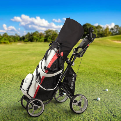 CaddyTek Explorer V8 Superlite 4-Rad Golftrolley 2019 Silber