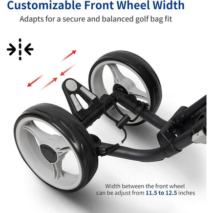 CaddyTek Explorer V8 Superlite 4-Rad Golftrolley 2019 Silber