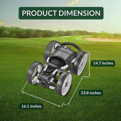 CaddyTek Explorer V8 Superlite Golfwagen 4 Räder 2019 Silber