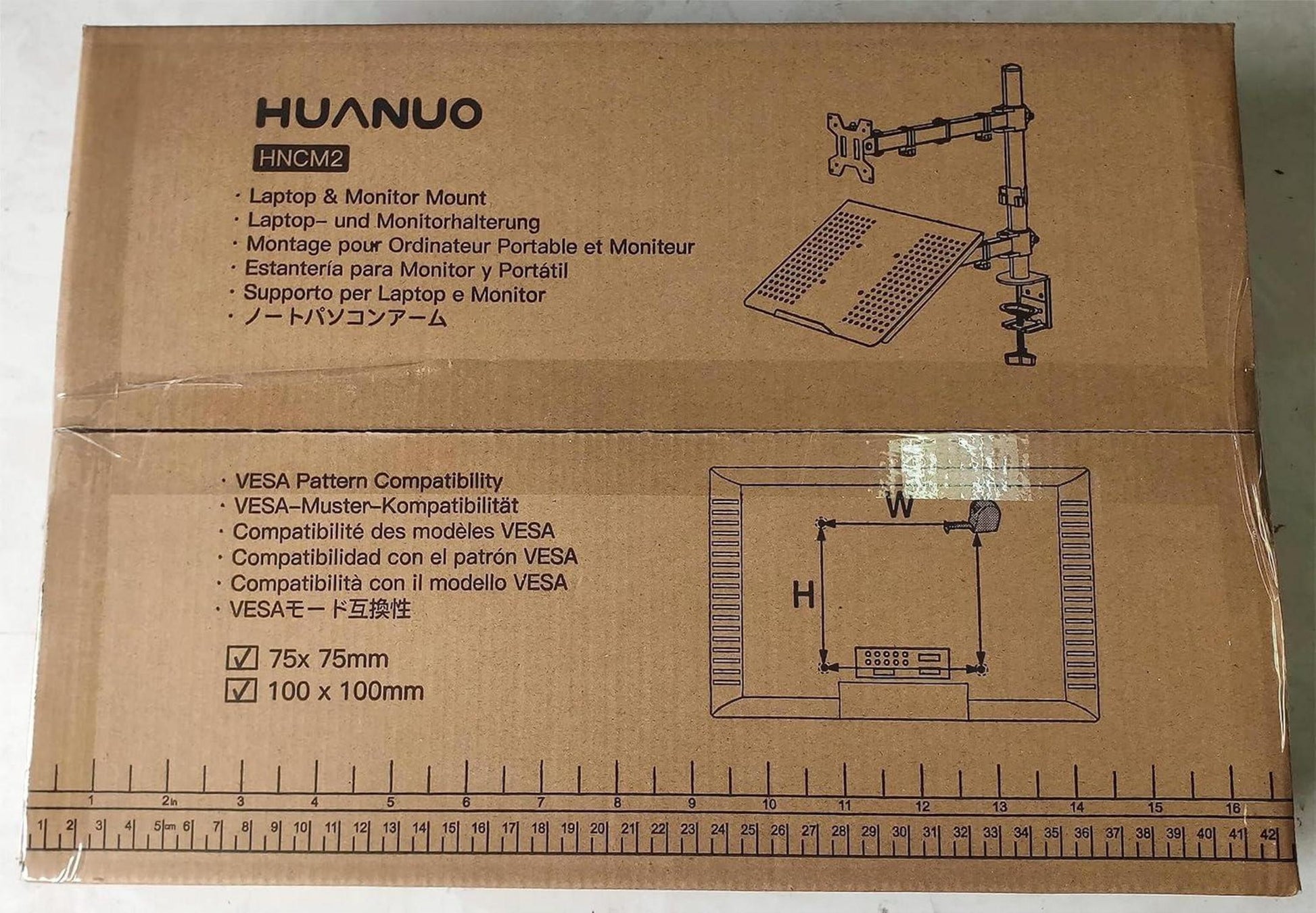 Monitor Laptop Halterung 2 Monitore 13-32 Zoll VESA 75/100