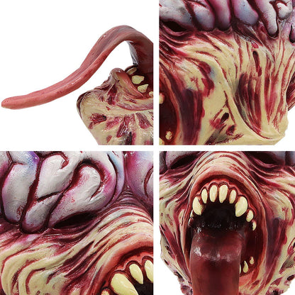 Horrormaske Zombie Latex für Halloween Kostümparty Halloweenfest