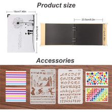 Scrapbook Vintage Fotoalbum Hochzeit Gästebuch 50 Schwarze