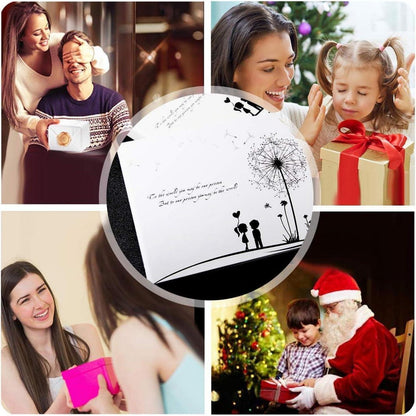 Scrapbook Vintage Fotoalbum Hochzeit Gästebuch 50 Schwarze