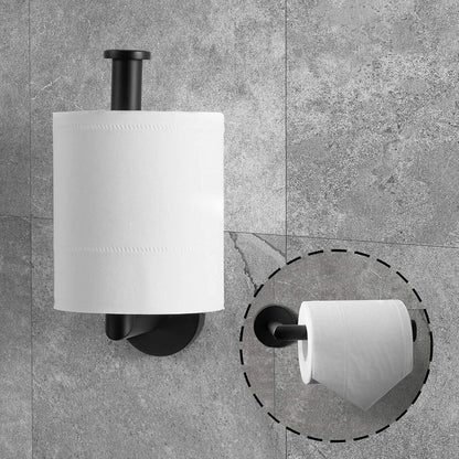 Toilettenpapierhalter Edelstahl Matt Schwarz