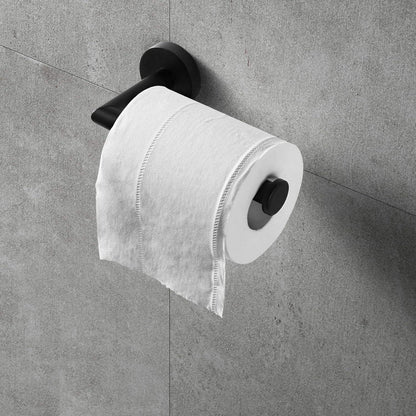 Toilettenpapierhalter Edelstahl Matt Schwarz
