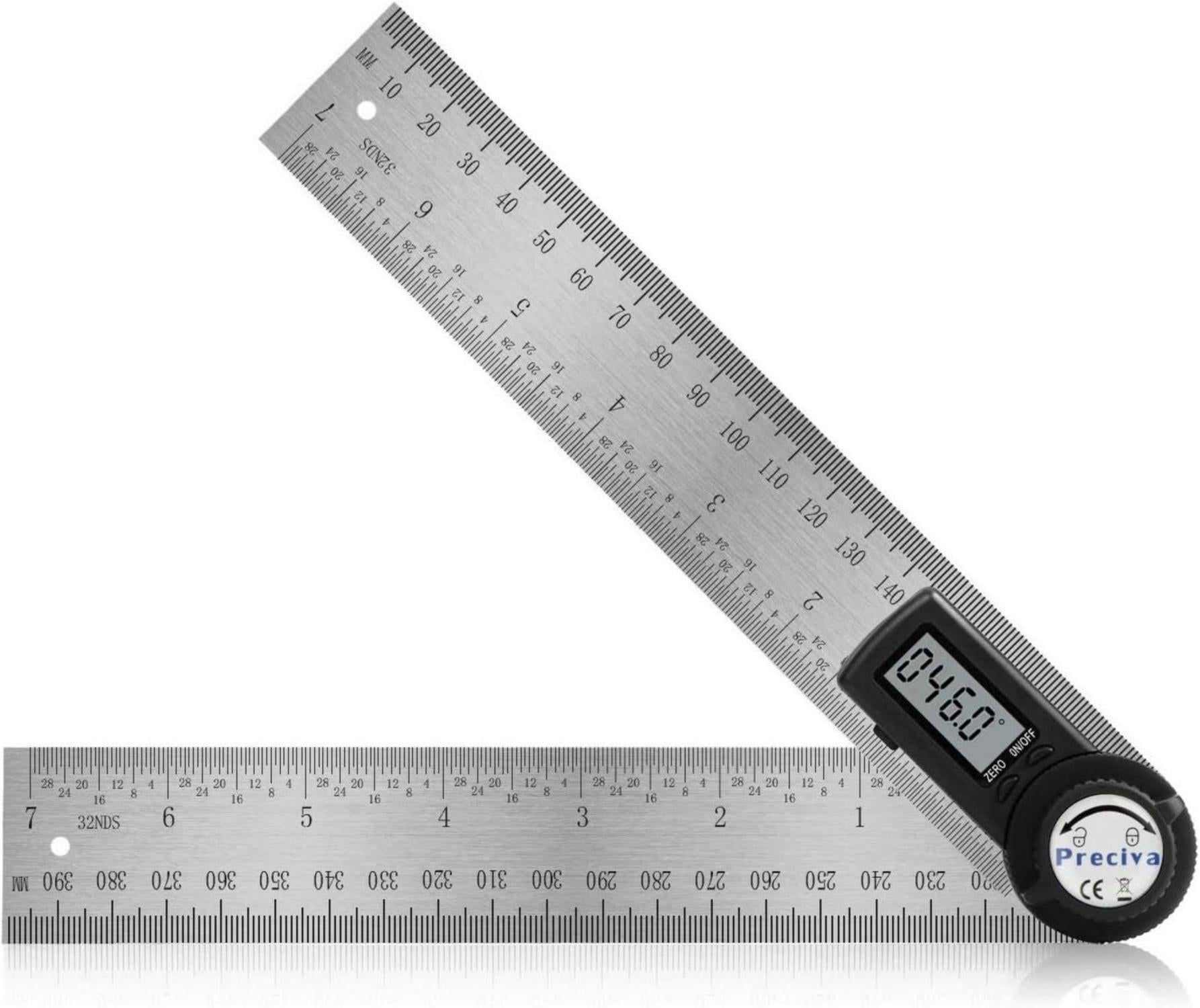 Digitaler Winkelmesser mit Feststellfunktion - 400 mm