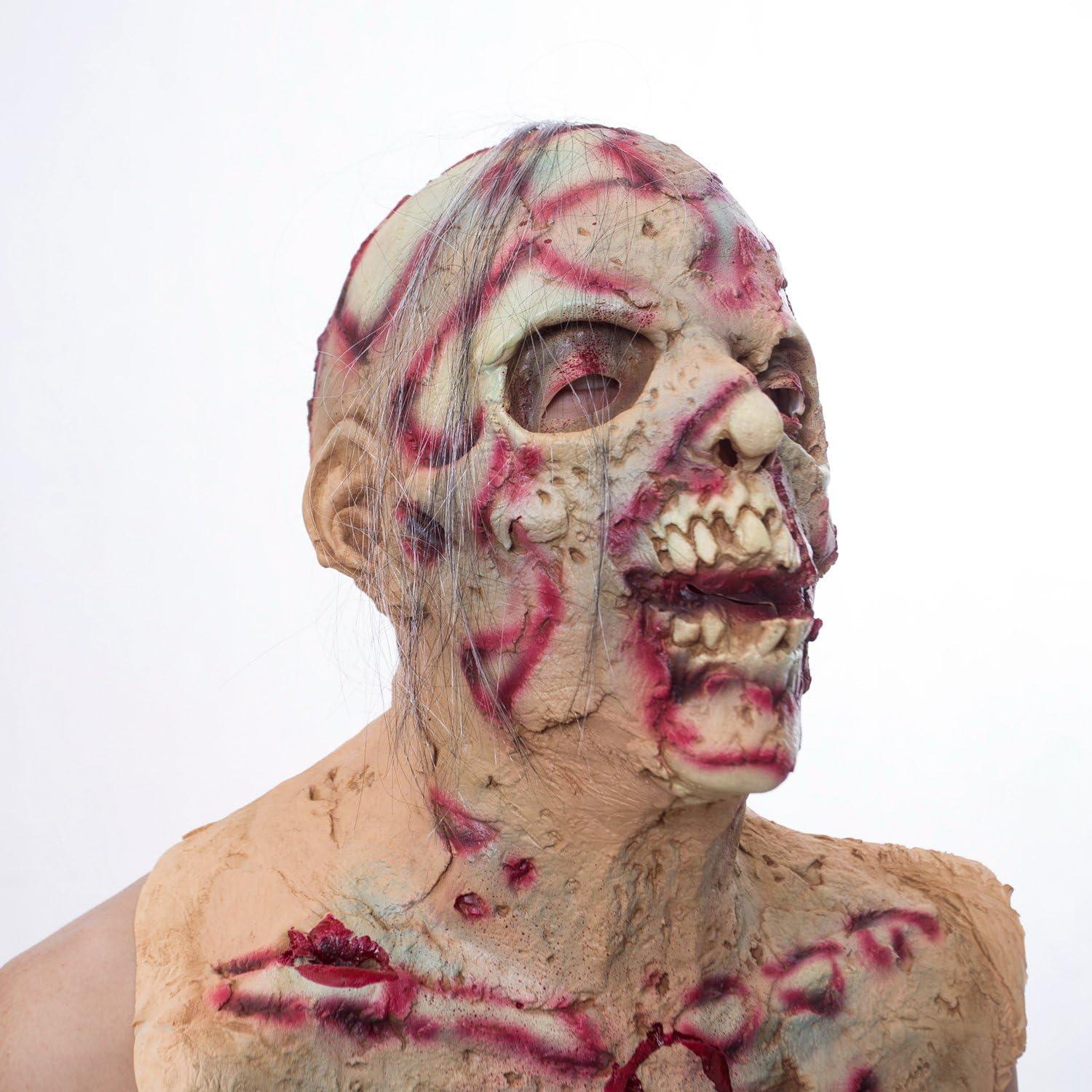 Zombie Monster Latex Maske Halloween Kostümparty Walking Dead