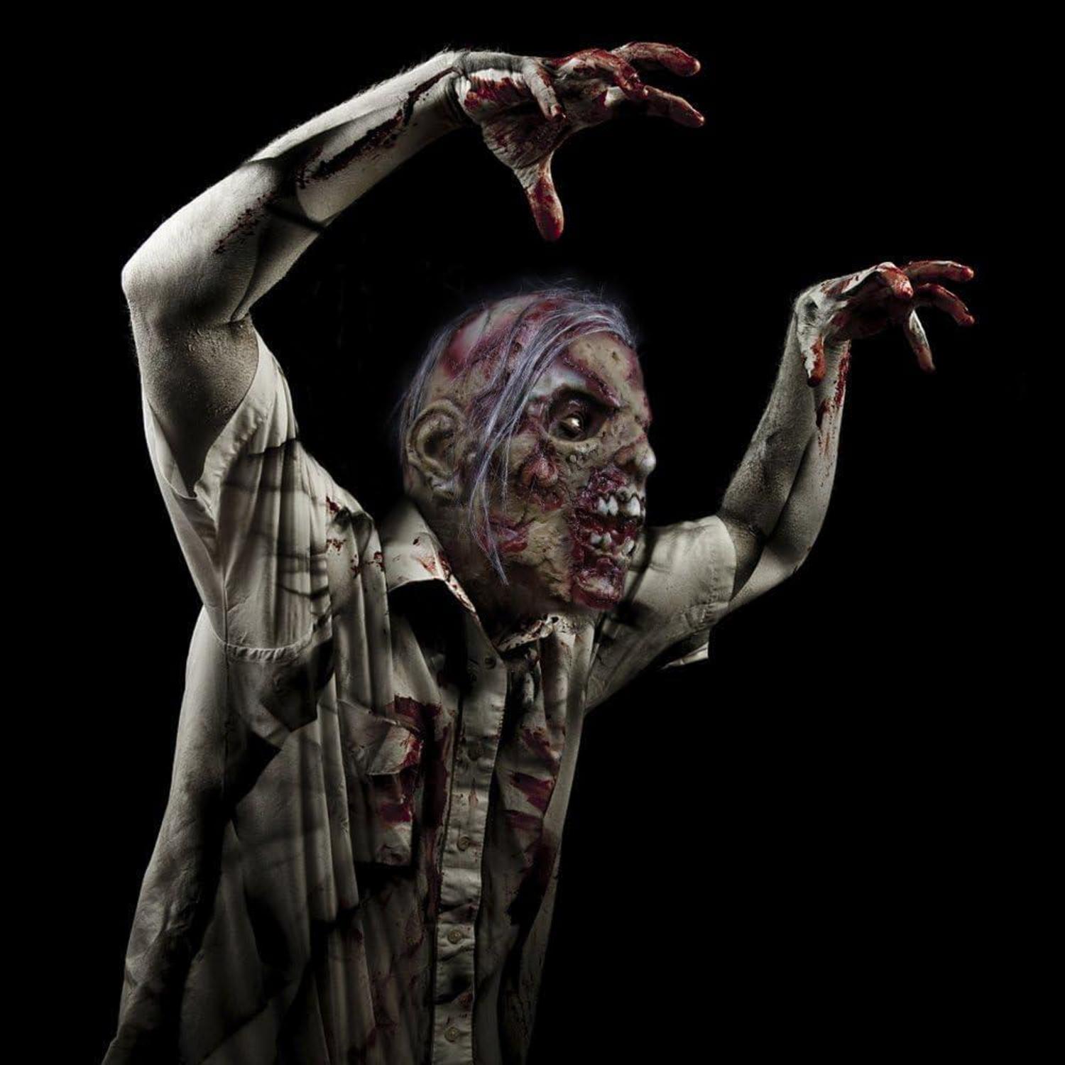 Walking Dead Vollkopfmaske Zombie Monster Latex Kostümparty Halloween