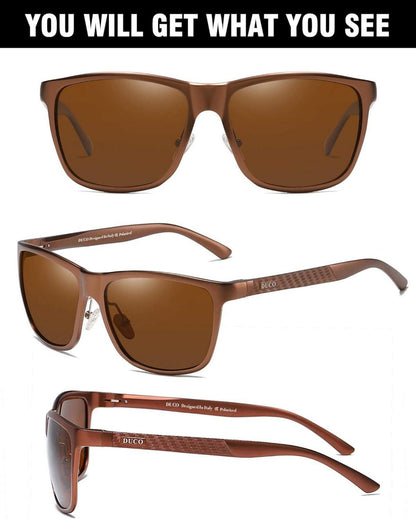 Polarisierte Retro-Sonnenbrille mit UV400-SchutzMagnesium-Legierung