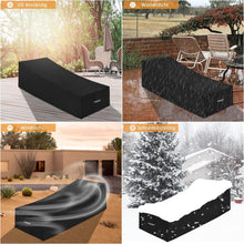 Gartenliege Abdeckung 600D Oxford Gewebe 200x75x40/70cm
