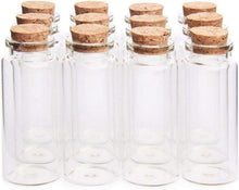 Mini Glasflaschen 30 ml Korkverschluss Ideal für Kunst & Deko