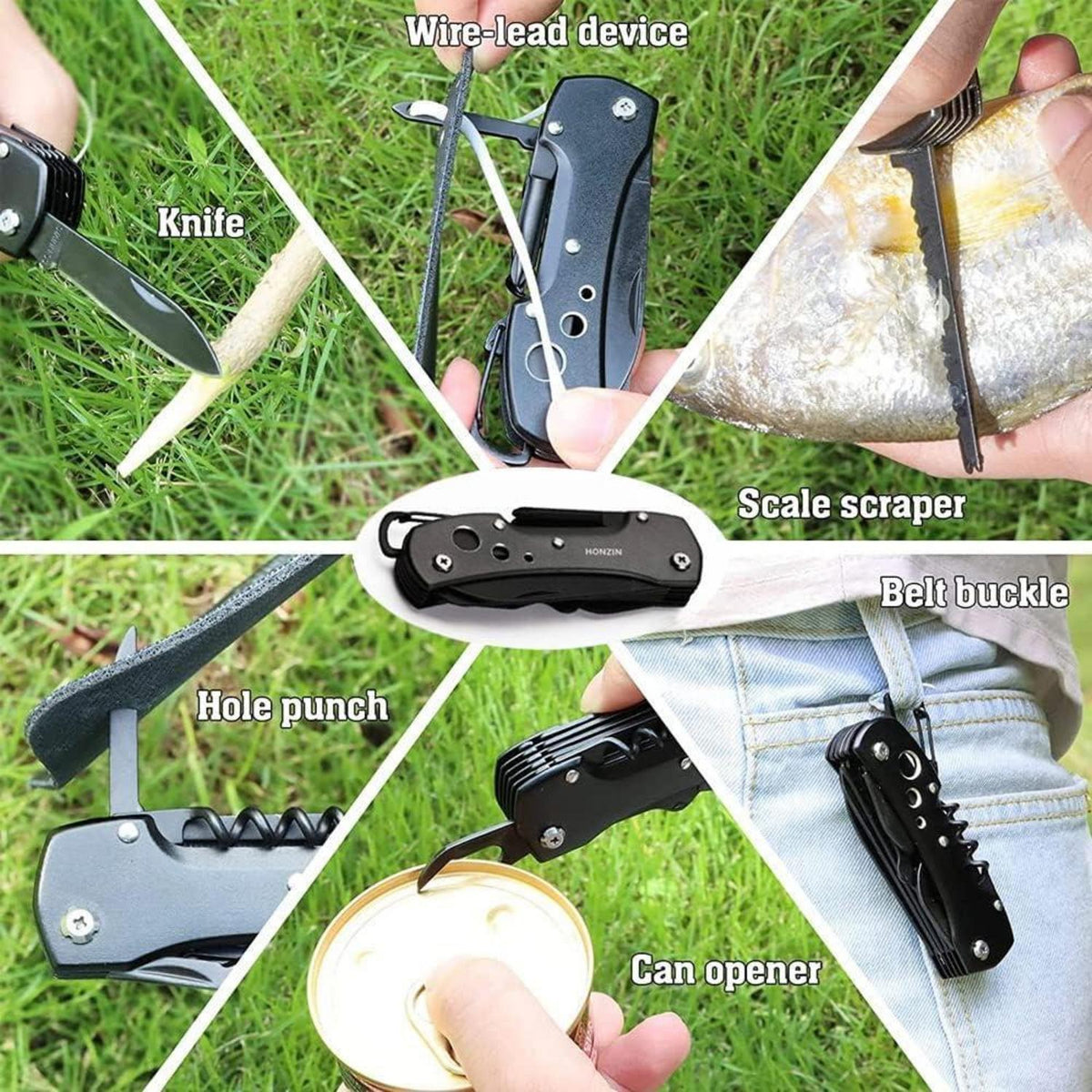 Schweizer Taschenmesser 15-in-1 – Outdoor & Alltag