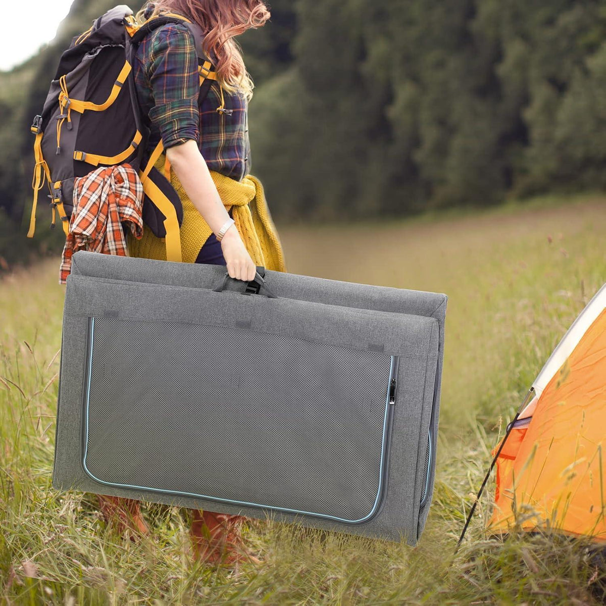 Faltbare Hundebox Grau – Bequemer Schlaf- & Reisekäfig