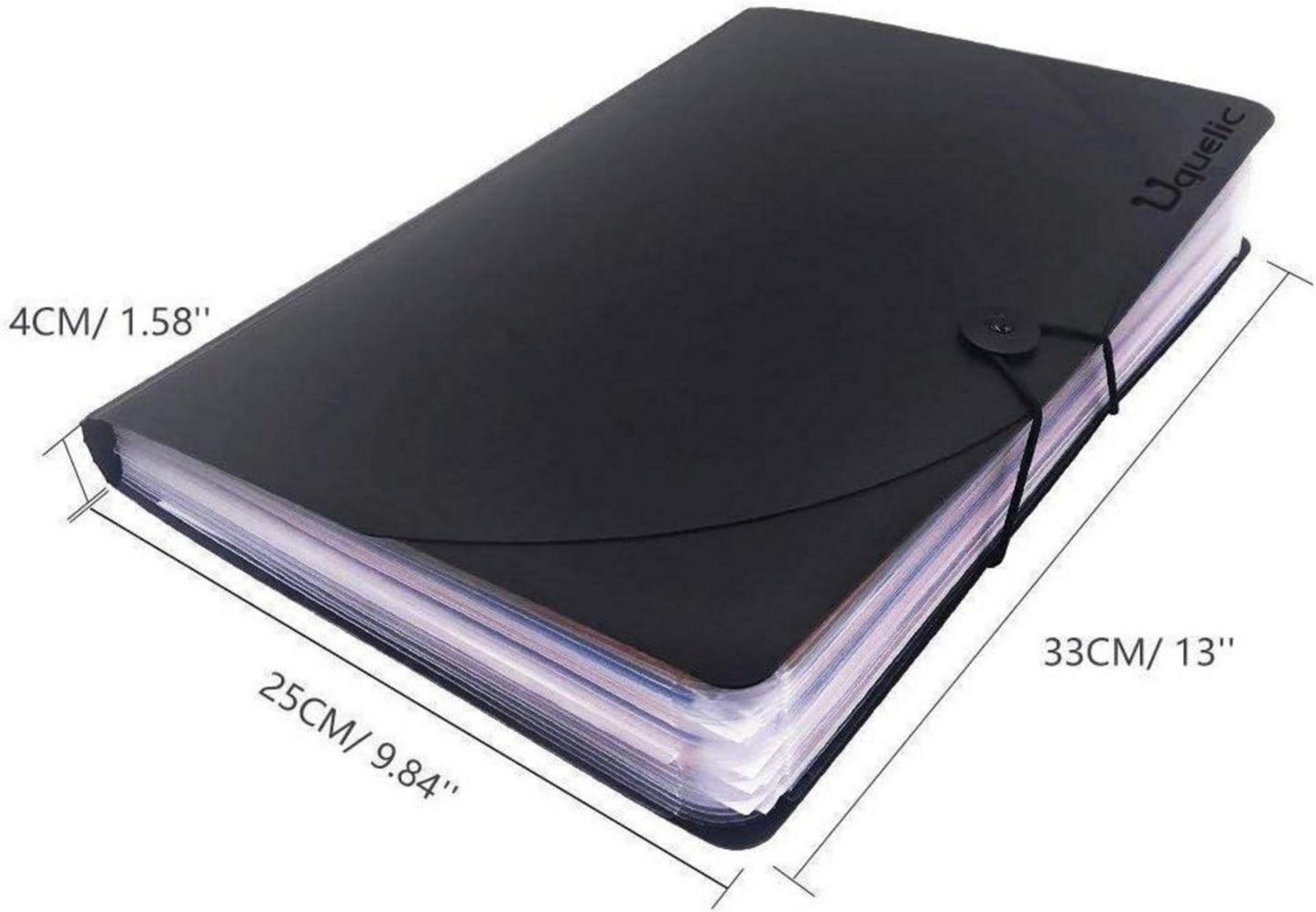 Fächermappe A4 erweiterbar Ordnungsmappe 24 Taschen Dokumententasche