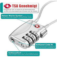 ZHEGE Zahlenschloss Koffer TSA Genehmigt, 3