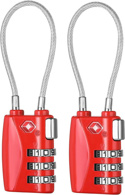 TSA Koffer Zahlenschloss 3 Stellig Rucksack Gepäck Sicherheitsschloss