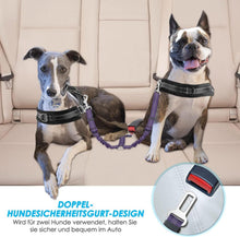 SlowTon Hund Sicherheitsgurt Auto 2 in 1 langlebig elastisch