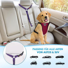SlowTon Hundegurt Auto 2 Stück Kopfstützen-Rückhalte