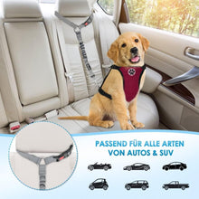 SlowTon Hundegurt Auto Kopfstützen-Rückhalte Anschnallgurt