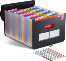 Dokumentenmappe A4 26 Taschen Sortiermappe Regenbogen Design Große