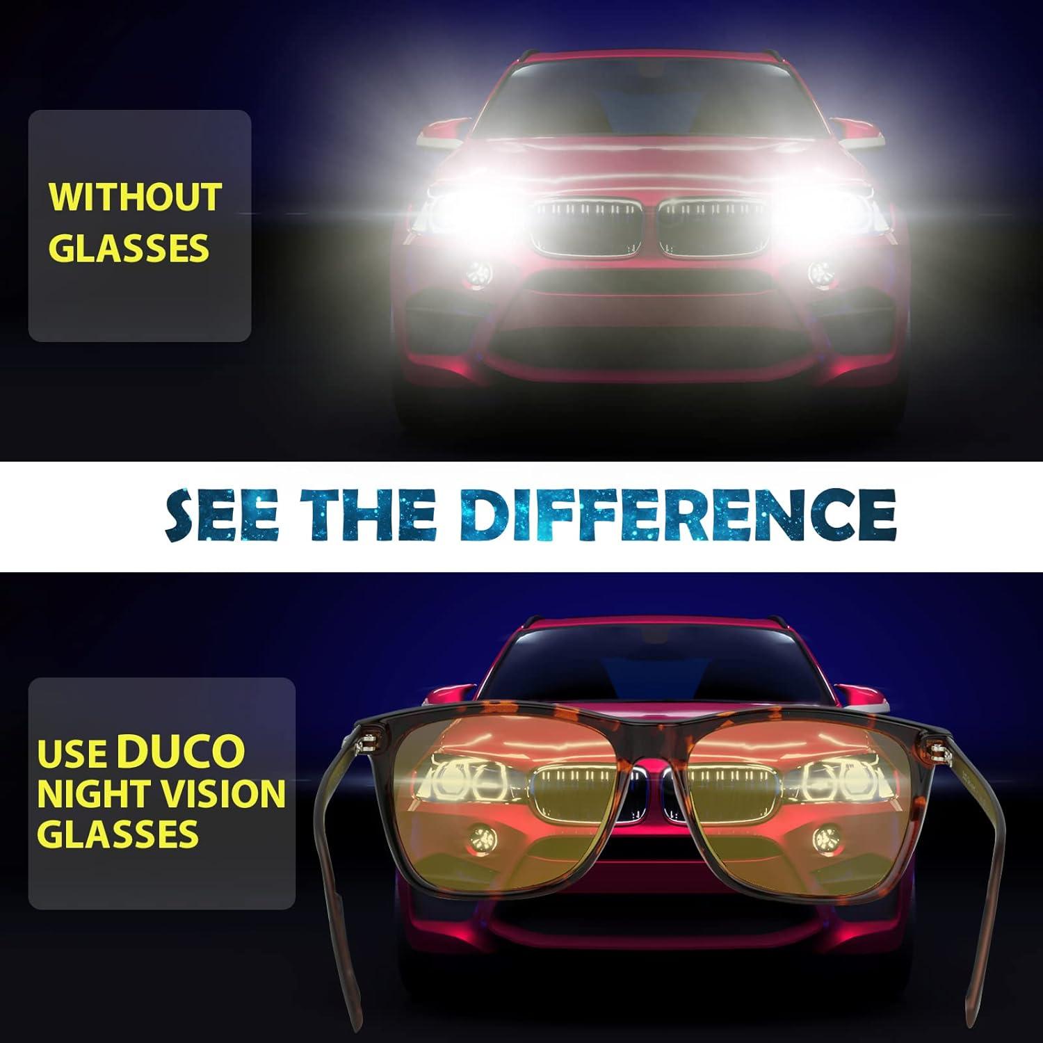 Nachtsichtbrille Autofahrer Polarisierte Gelb HD Anti-Blendung 3029