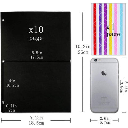 Tonkarton Kraftpapier 10 Blatt 18.5 * 26cm DIY Scrapbooking