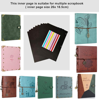 Tonkarton Kraftpapier 10 Blatt 18.5 * 26cm DIY Scrapbooking