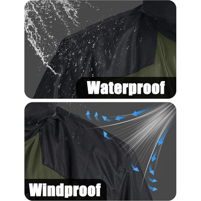 Herren Winter Skijacke Fleece Gefüttert Outdoor Wasserdicht