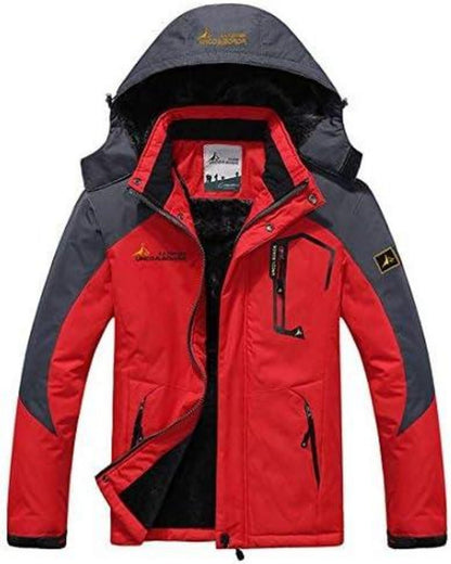 Winter Skijacke Herren Fleece Gefüttert Softshelljacke Atmungsaktiv