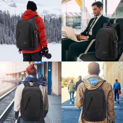 WENIG Laptop Rucksack Herren Anti-Diebstahl Laptoptasche