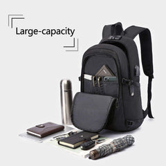Laptop Rucksack Herren Anti-Diebstahl USB Business Reisen 15.6 Zoll