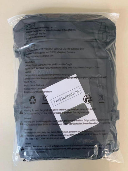 Laptop Rucksack Herren Schwarz USB Anti-Diebstahl 15.6 Zoll wasserdicht