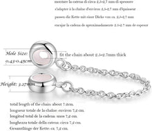 GW 925 Sterling Silber Gummi Spacer Stopper Charm