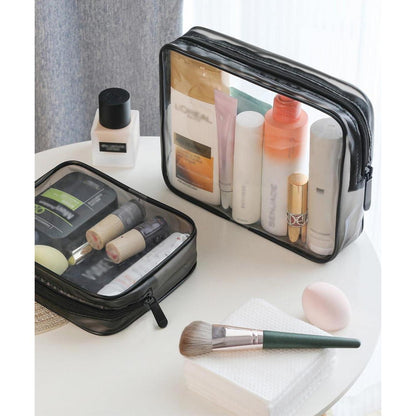 Transparenter Flüssigkeitsbeutel für Flugreisen mit 8