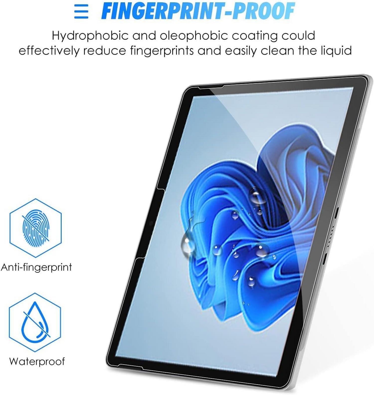 Microsoft Surface Go 4/3/2 Schutzfolie, 9H Panzerfolie, Hohe Reaktion, 2 Stk