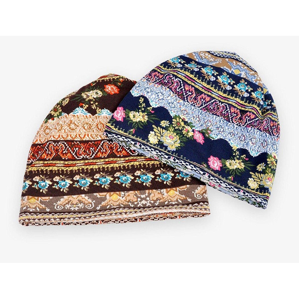 Damen Mütze Chemohut Slouchy Kopfbedeckung 2er Pack