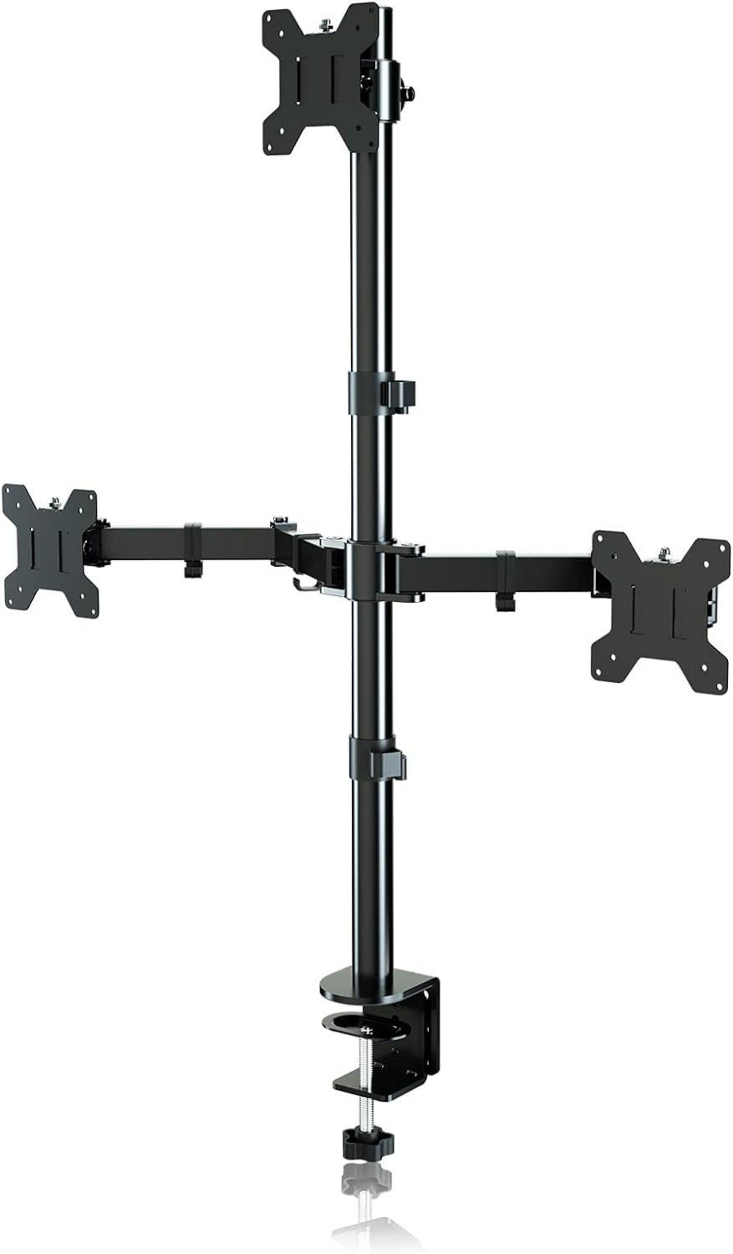 Monitor Halterung Triple Mount für 13-27 Zoll Bildschirm Schwenkbar