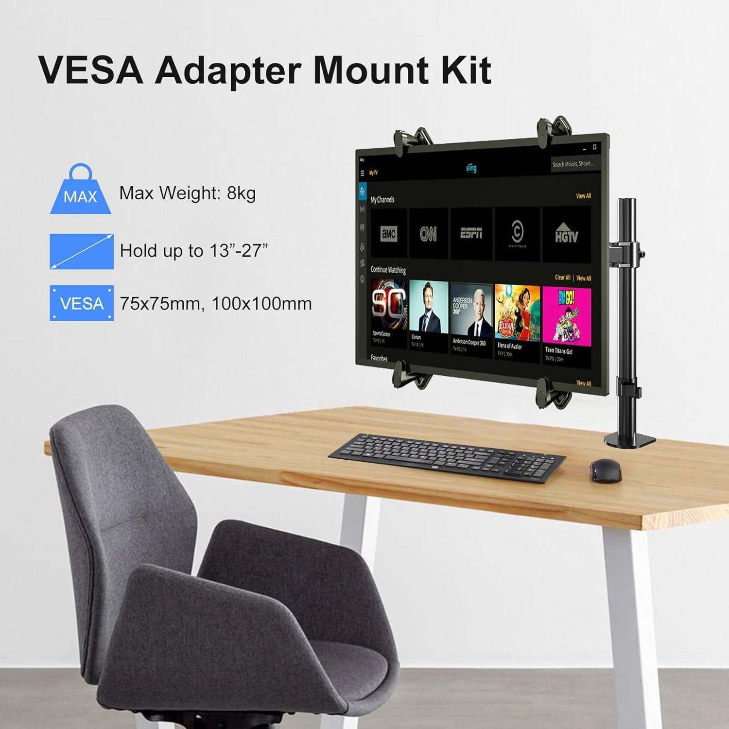 VESA-Adapter für 13-32 Zoll Bildschirme 75x75mm 100x100mm