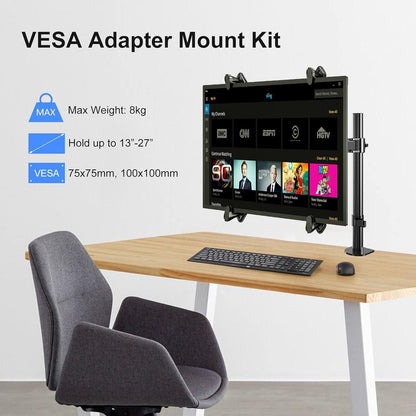 VESA-Adapter für 13-32 Zoll Bildschirme 75x75mm 100x100mm