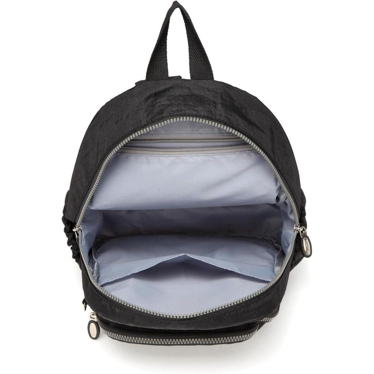 Damen Rucksack Nylon Leicht Klein 9L Schwarz